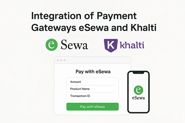 Integration of eSewa and Khalti Payment Gateways in Next.js 15