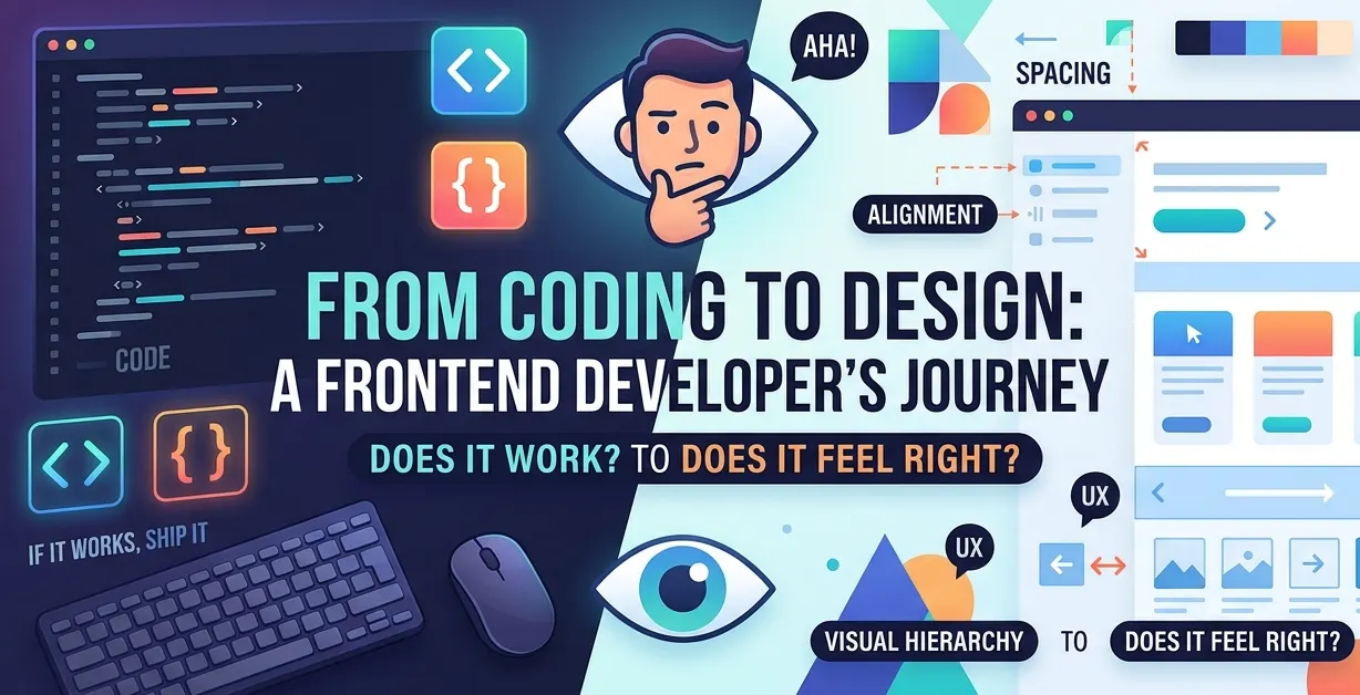 I Thought I Was Just Writing Code -Until I Started Seeing Design